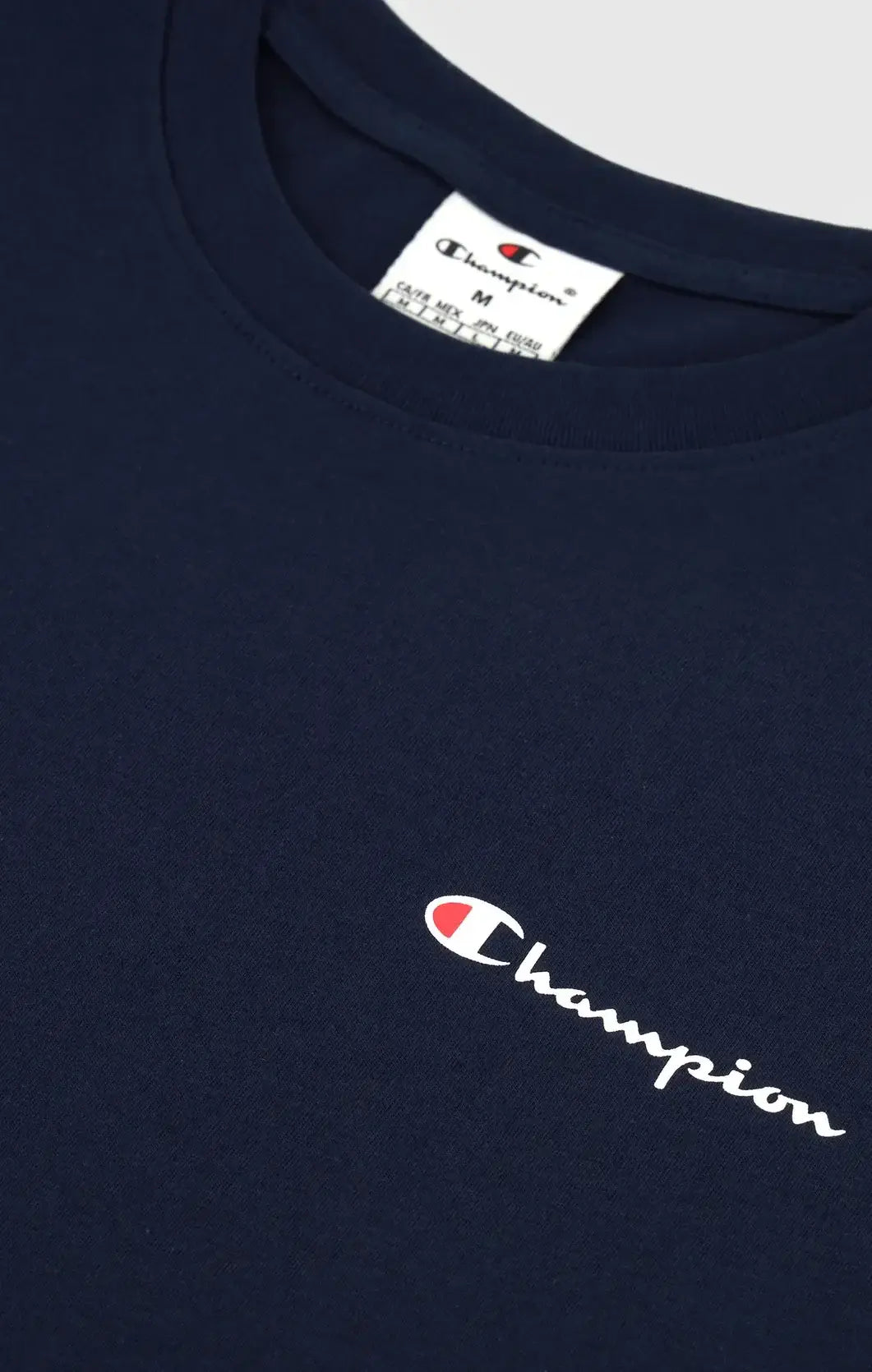 Champion Small Logo Cotton Jersey T-Shirt - Navy