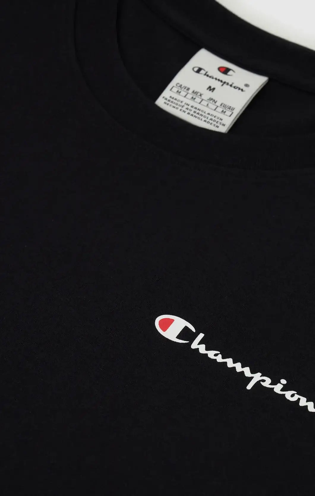 Champion Small Logo Cotton Jersey T-Shirt - Black
