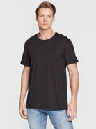 Boss 2 Pack Regular Fit Cotton Crew Neck T-Shirts - Black