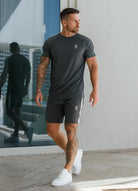 Gym King Core Plus Poly Tee - Graphite T-shirt