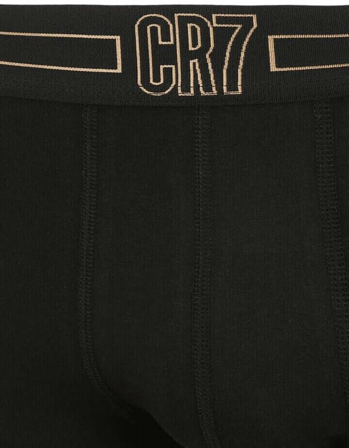CR7 5-Pack Men's Cotton Fashion Trunk - Black / Gold
