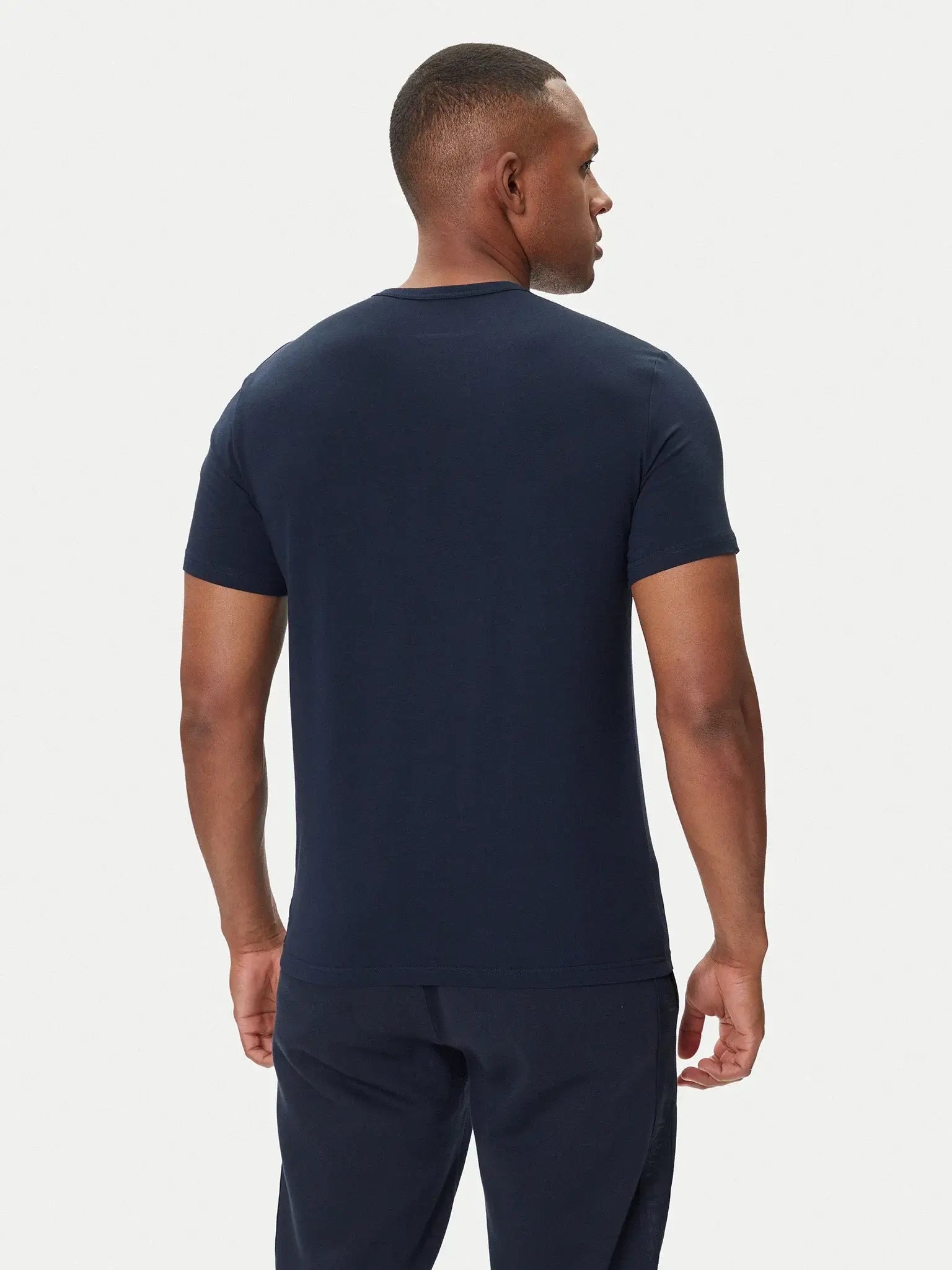 Emporio Armani 2-Pack Crew Neck Stretch Cotton Lounge T-Shirts