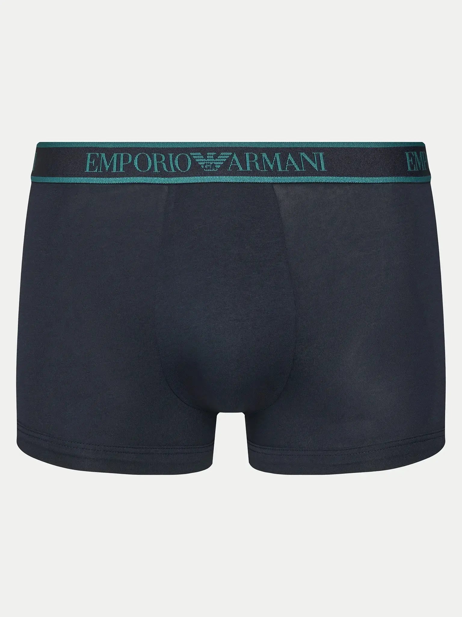 Emporio Armani 3 Pack Trunks Stretch Cotton - Dark Blue Multi
