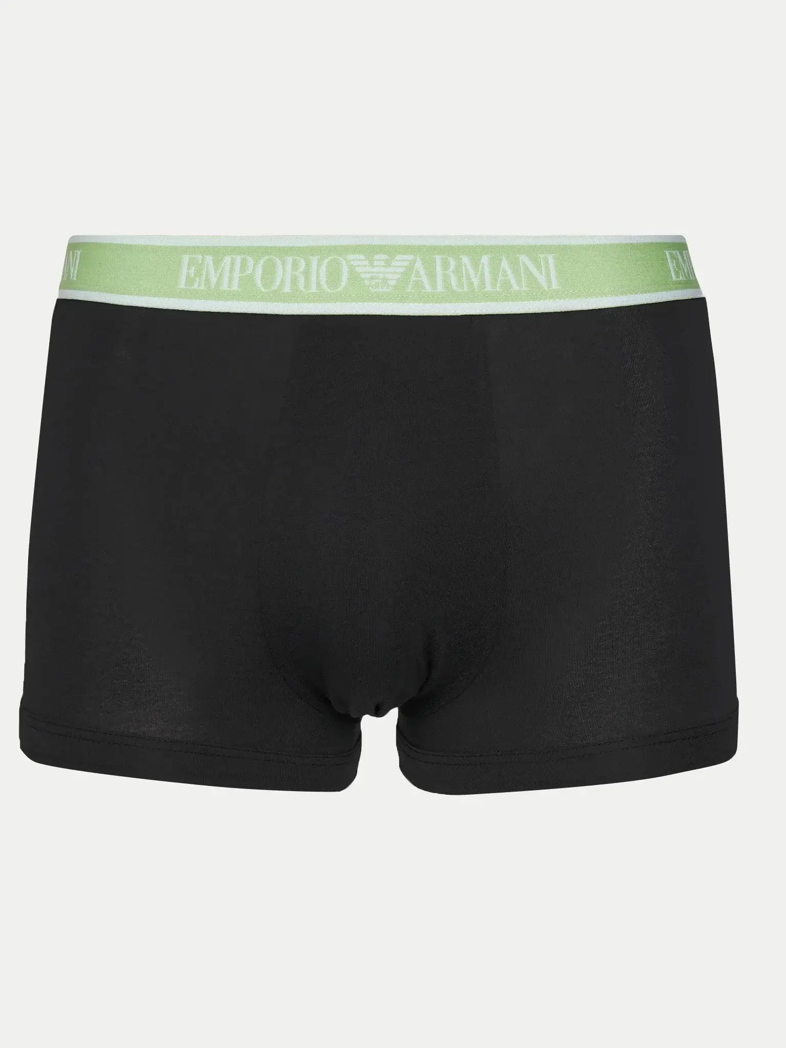 Emporio Armani 3 Pack Trunks Stretch Cotton - Black Multi