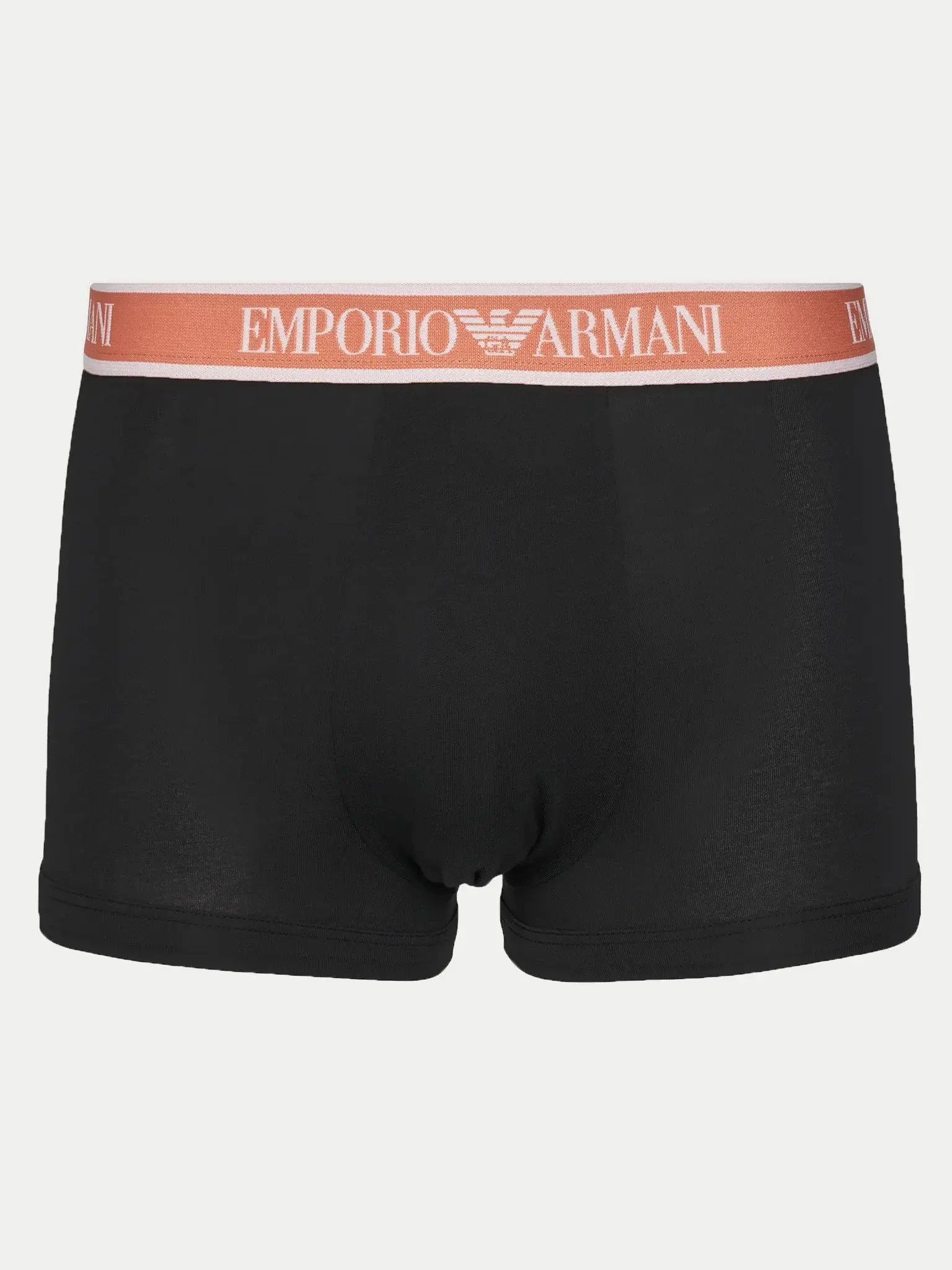 Emporio Armani 3 Pack Trunks Stretch Cotton - Black Multi