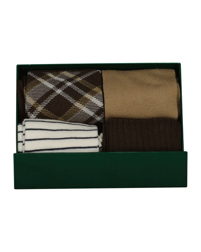 GANT Men's Checked Socks 4-Pack Gift Box