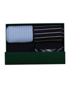 GANT Men's Checked Socks 4-Pack Gift Box - Evening Blue