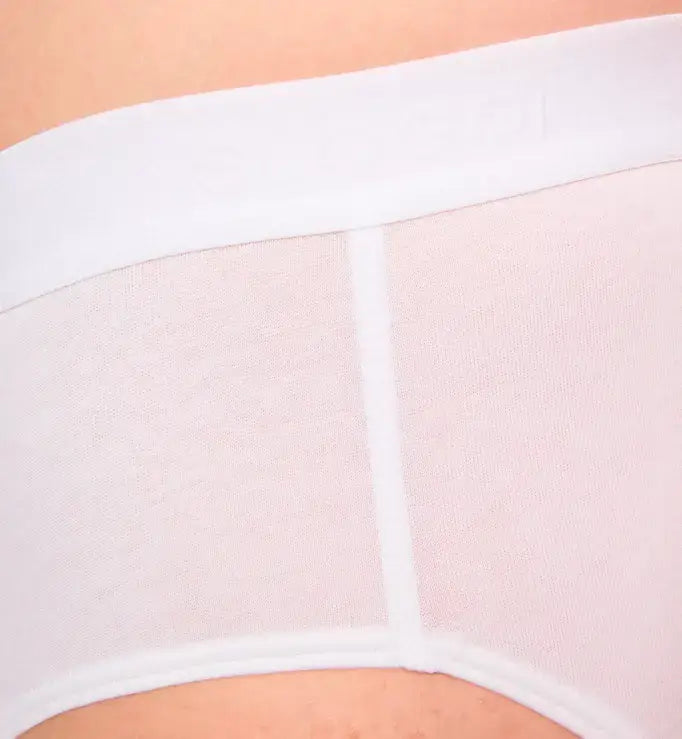 Sloggi Men's 24/7 Basic Natural Cotton 2 Pack Midi Briefs - White