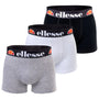 Ellesse Men's Grillo 3 Pack Boxers Multi Black/Grey/White
