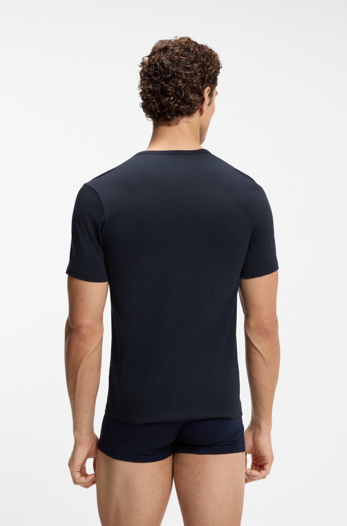 BOSS 3-Pack Cotton Underwear T-Shirts Green Blue 50532470-973