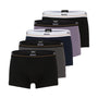 Boss 5 Pack Cotton Stretch Trunks with Logo Waistbands - Multi
