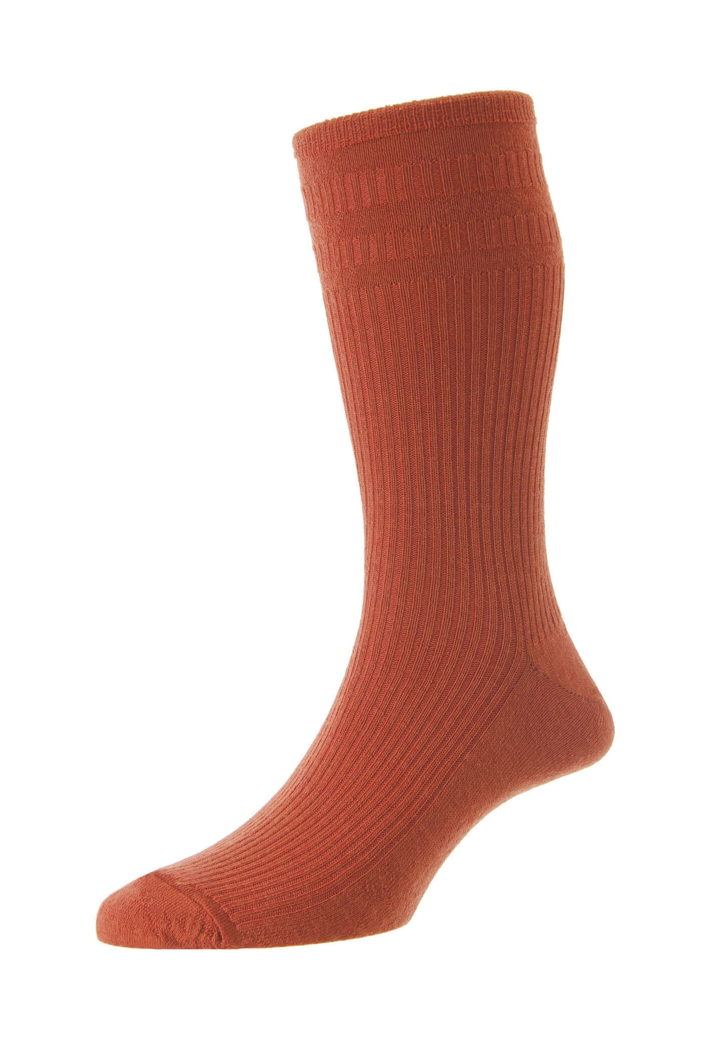 HJ Hall Wool Softop Socks, HJ90 Pack of 3, Orange/Burgundy/Mustard