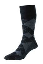 HJ Hall Argyle Softop Non Elastic - HJ96 Men's Wool Softop Socks