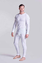 HJ Hall Cotton Rich Thermal Long Sleeve Top - White