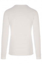 HJ Hall Cotton Rich Thermal Long Sleeve Top - White