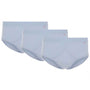 HJ Hall 3 Pack Pure Cotton Fly-Fronts Briefs - Light Blue