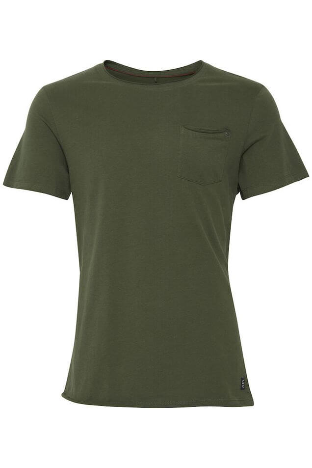 Blend BHNoel T-Shirts with Chest Pocket - 100% Cotton Jersey