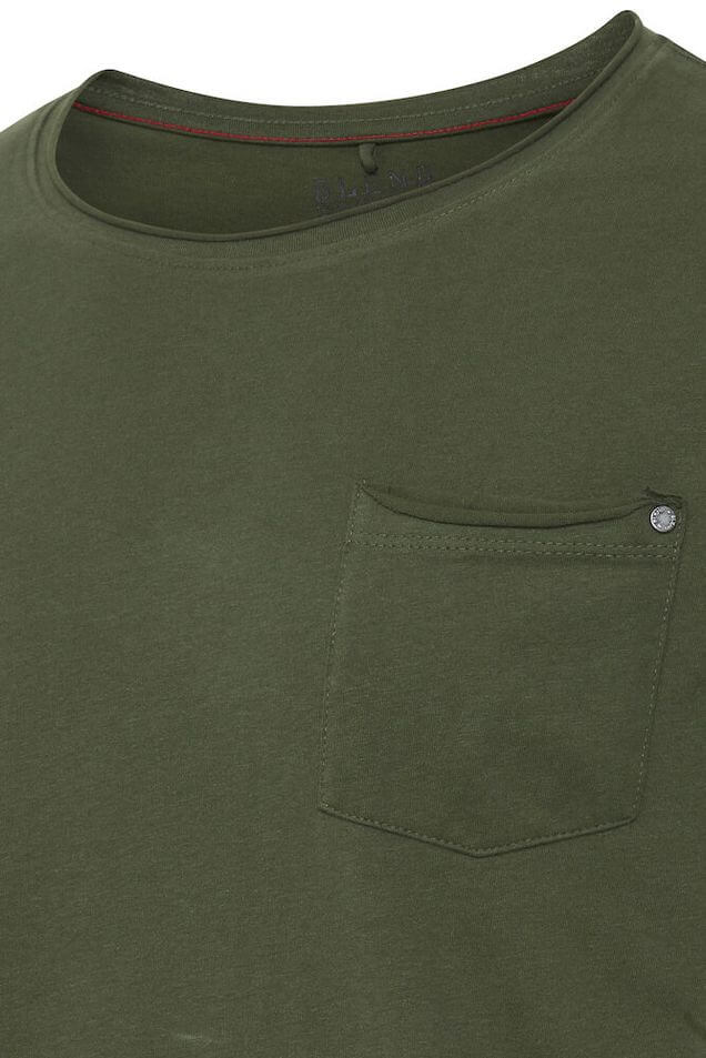 Blend BHNoel T-Shirts with Chest Pocket - 100% Cotton Jersey