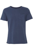 Blend BHNoel T-Shirts with Chest Pocket - 100% Cotton Jersey