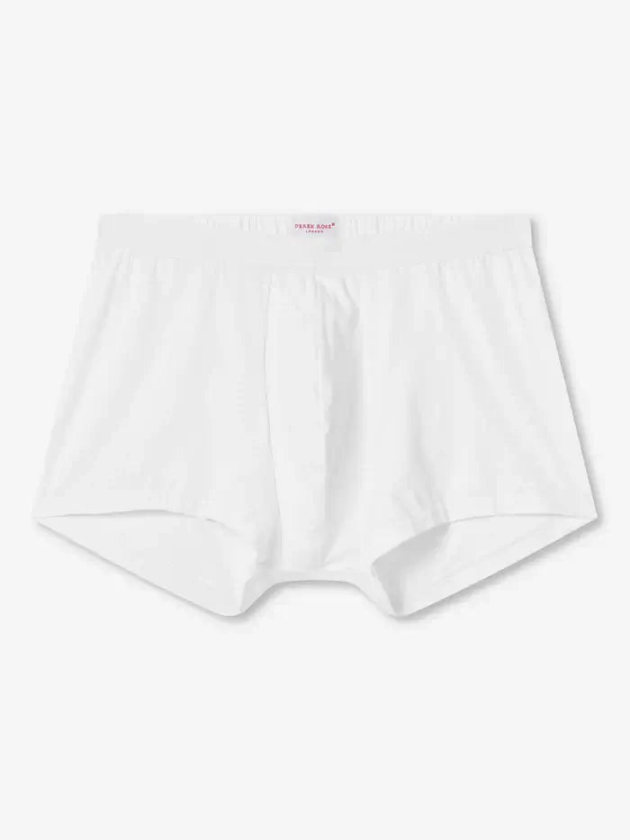 Derek Rose Men's Jack Pima Cotton Stretch Hipster / Boxer Briefs - White