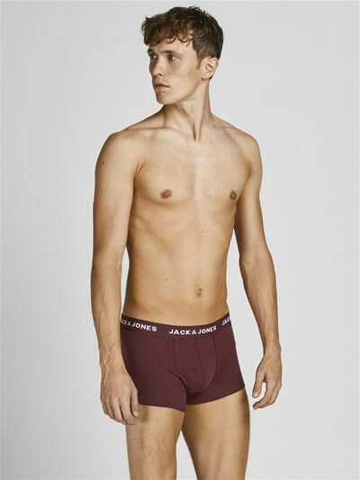 Jack & Jones 5-Pack Cotton Stretch Trunks | Multi-Colour Men’s Underwear