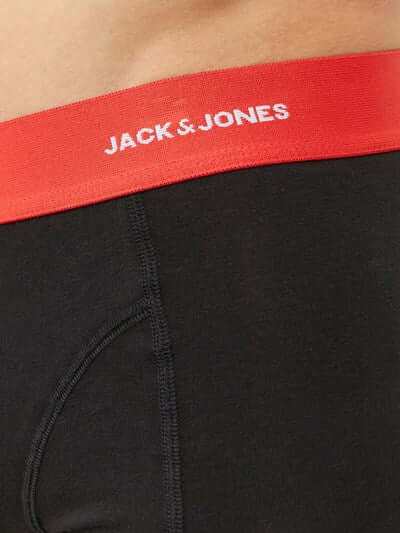 Jack & Jones Jaclucas Bamboo 3 Pack Trunks - Black Multi