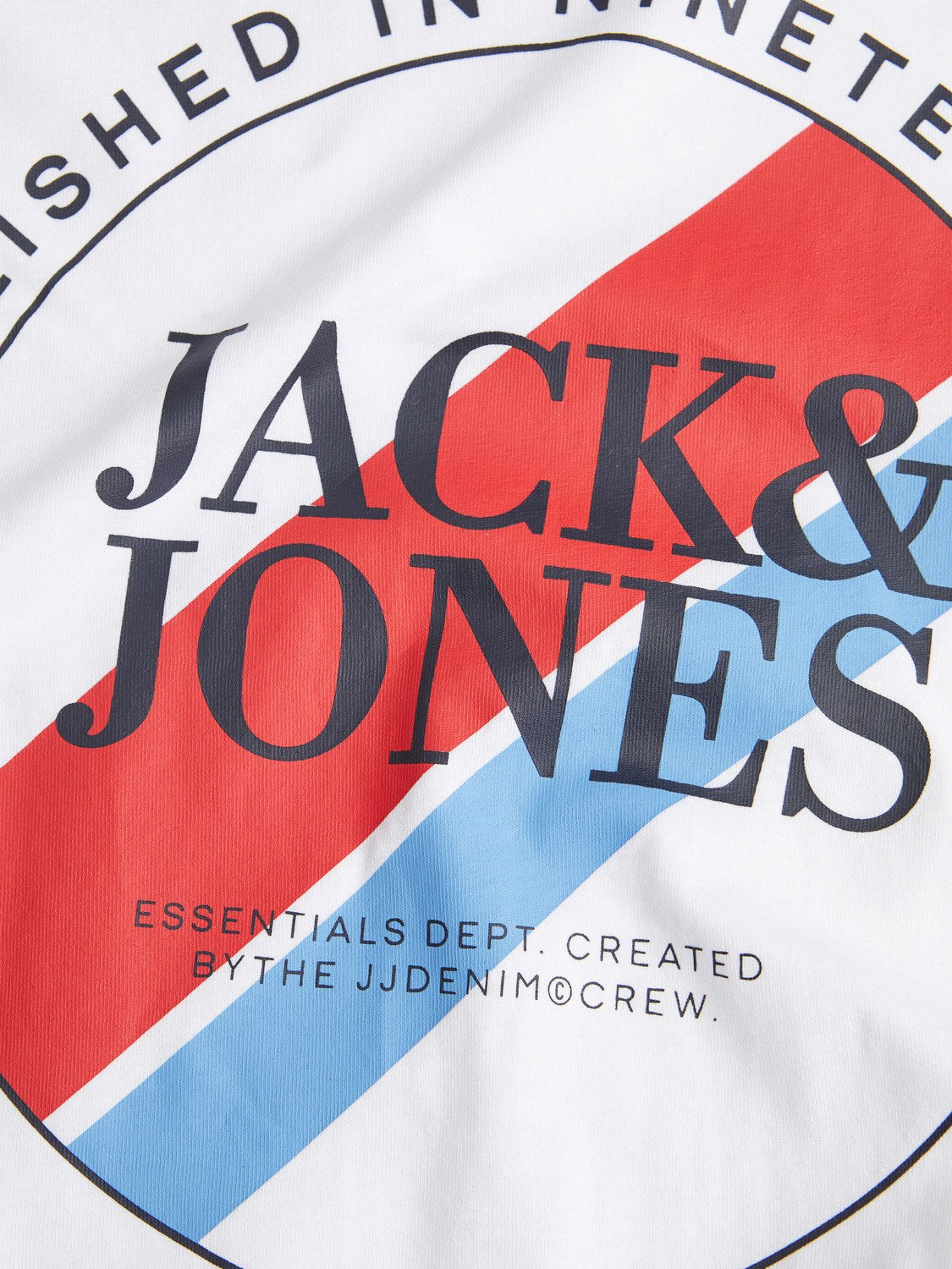 Jack & Jones 1 Pack JJLOOF Crew Neck 100% Cotton T-Shirt