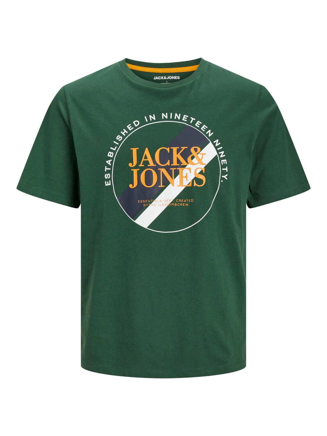 Jack & Jones 1 Pack JJLOOF Crew Neck 100% Cotton T-Shirt