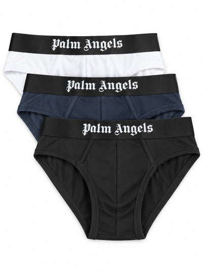 Palm Angels Premium Cotton Stretch Briefs 3 Pack