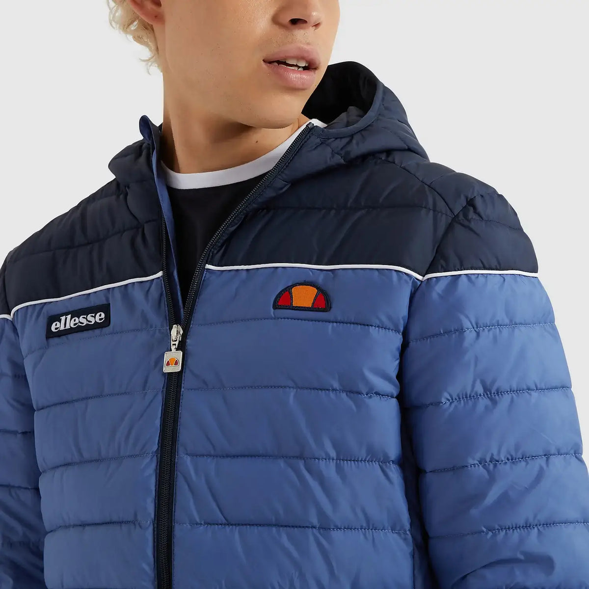 Mens Jacket Ellesse Lombardy Padded Jacket In Navy Ellesse Lombardy Padded Jacke