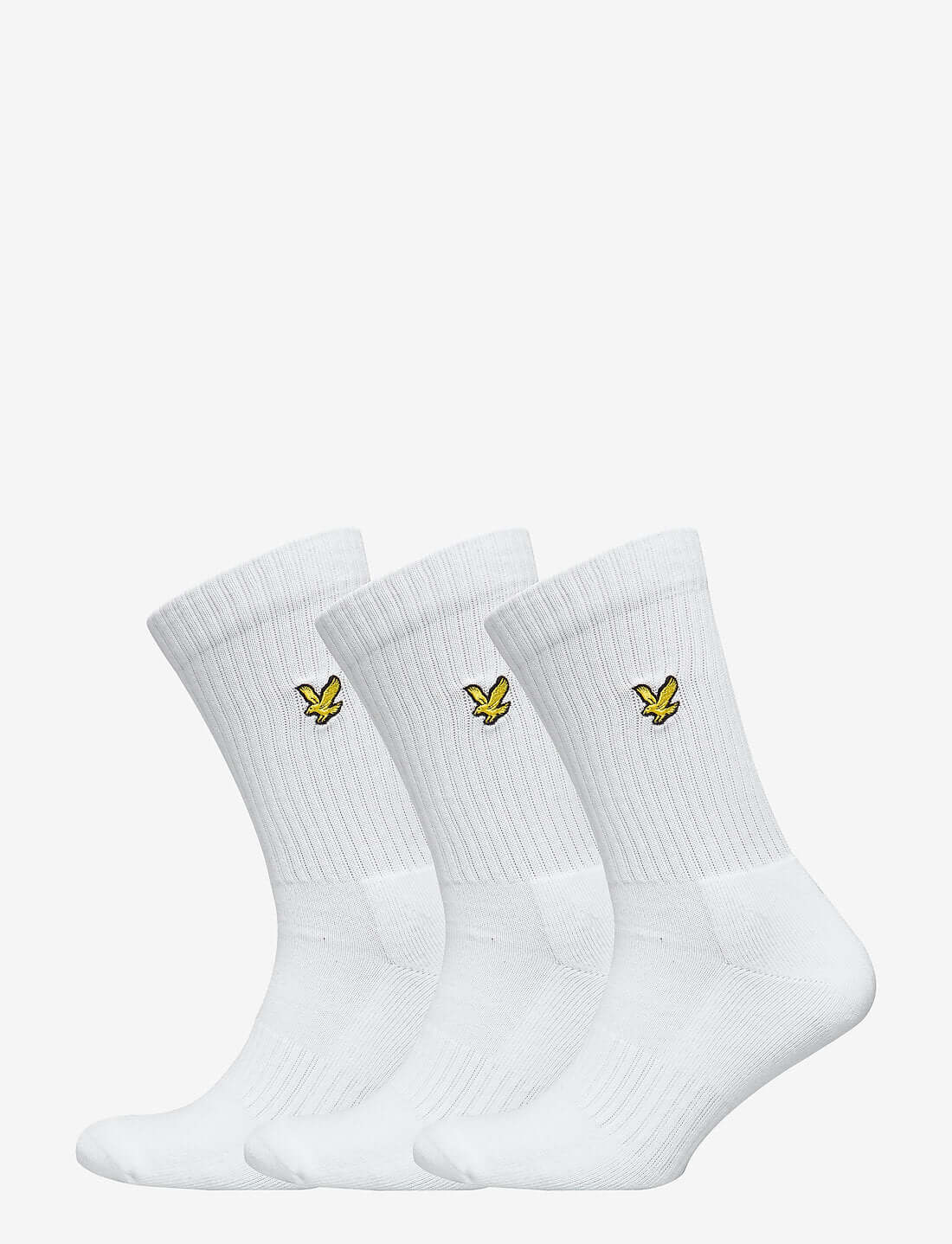 Lyle & Scott 3 Pack Hamilton Sport Socks - White