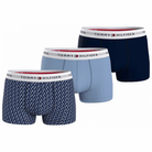 Tommy Hilfiger 3-Pack Print Trunks - Navy / Blue / Print