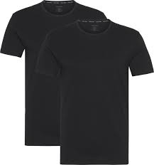 Calvin Klein 2 Pack Lounge T-Shirts Modern Cotton - Black
