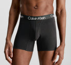 Calvin Klein 3 Pack Modern Structure Boxer Briefs - Black