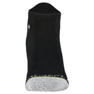 Crossfly Original Men's Low Cut Socks - Black front view
