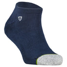 Crossfly Original Men's Low Cut Socks - Navy Marle angled product view