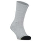Crossfly Original Men's 12" Crew Socks - Grey Marle angled product view