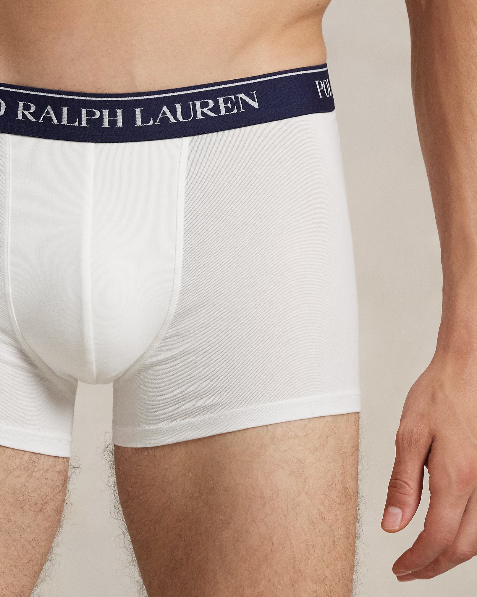Polo Ralph Lauren Classic Stretch Cotton Trunks 3-Pack – Red AOP / White / Navy