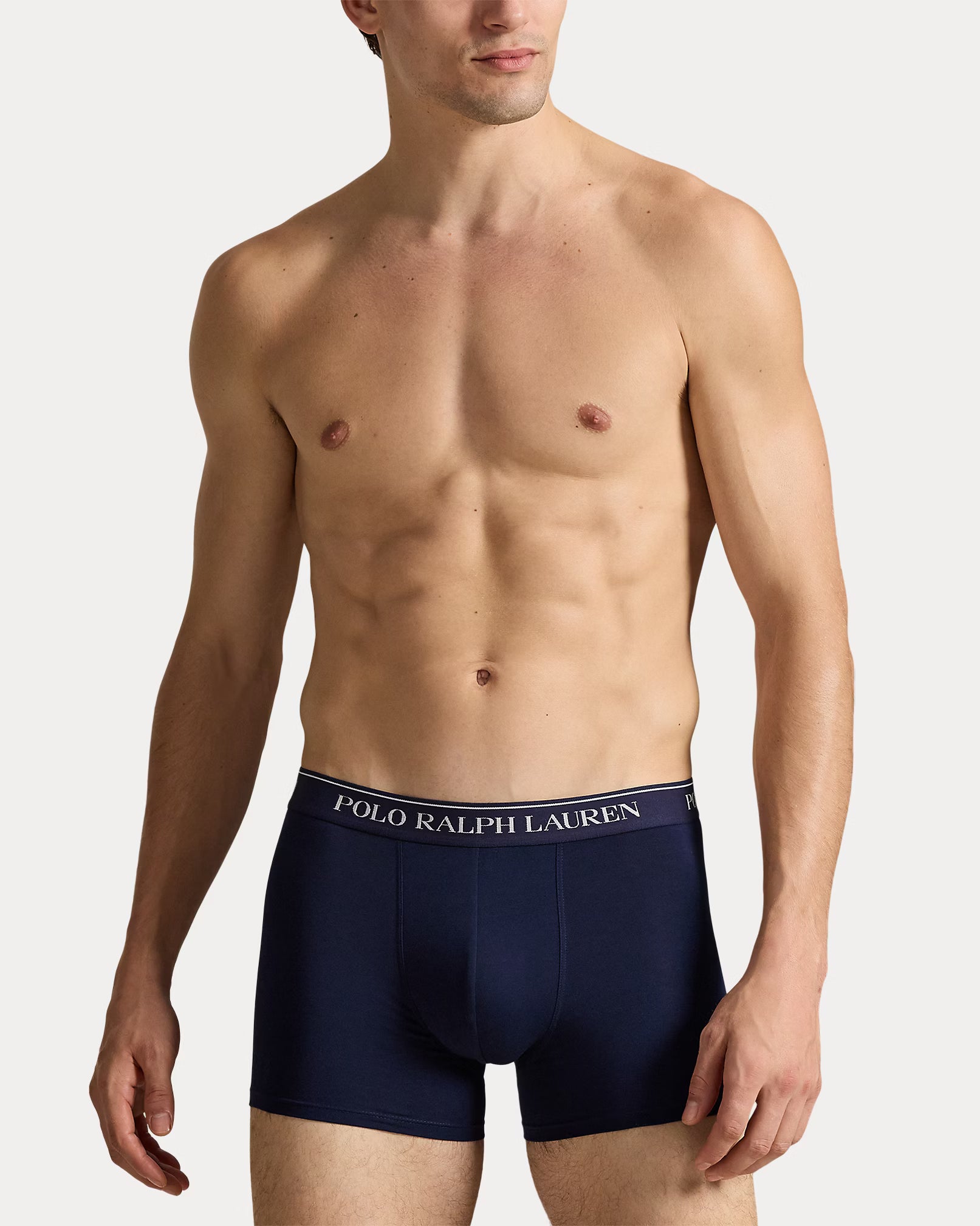 Polo Ralph Lauren Classic Stretch Cotton Trunks 3-Pack, Forest / Yellow / Navy