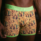 Swole Panda Bamboo Boxers – Savannah | Breathable, Anti-Bacterial, Sustainable Men’s Underwear