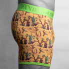 Swole Panda Bamboo Boxers – Savannah | Breathable, Anti-Bacterial, Sustainable Men’s Underwear