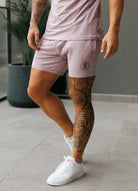 Gym King Pro Logo V2 Jersey Short - Lilac Smoke