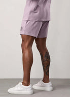 Gym King Pro Logo V2 Jersey Short - Lilac Smoke