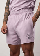 Gym King Pro Logo V2 Jersey Short - Lilac Smoke