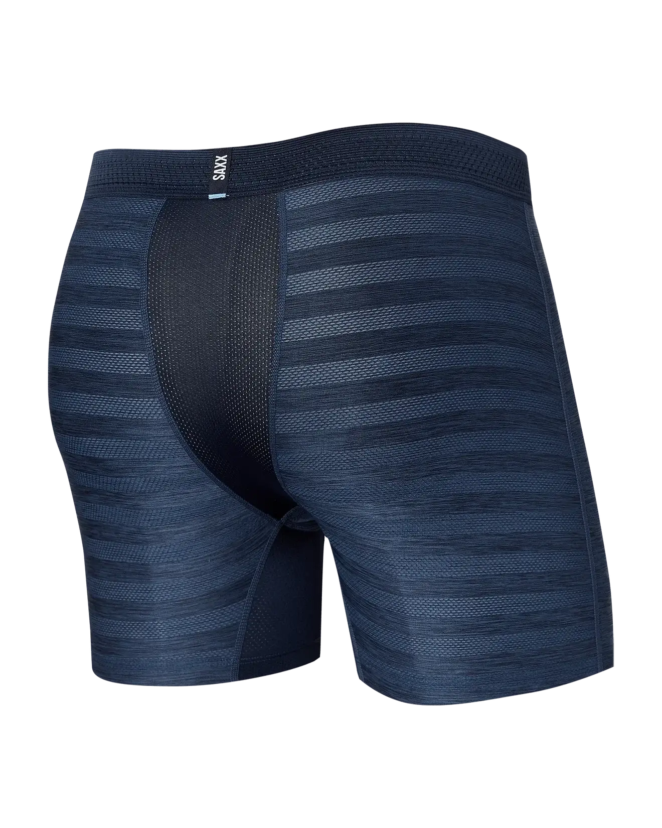 Saxx Underwear DropTemp® Cooling Mesh Performance Boxer Briefs- Dark Denim Heather