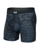 Saxx DropTemp® Cooling Mesh Performance Boxer Brief 5" - Slim Fit, Jungle Noir Black