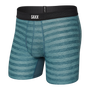 Saxx Underwear DROPTEMP™ Cooling Cotton 1 Pack Boxer Briefs - Washed Teal