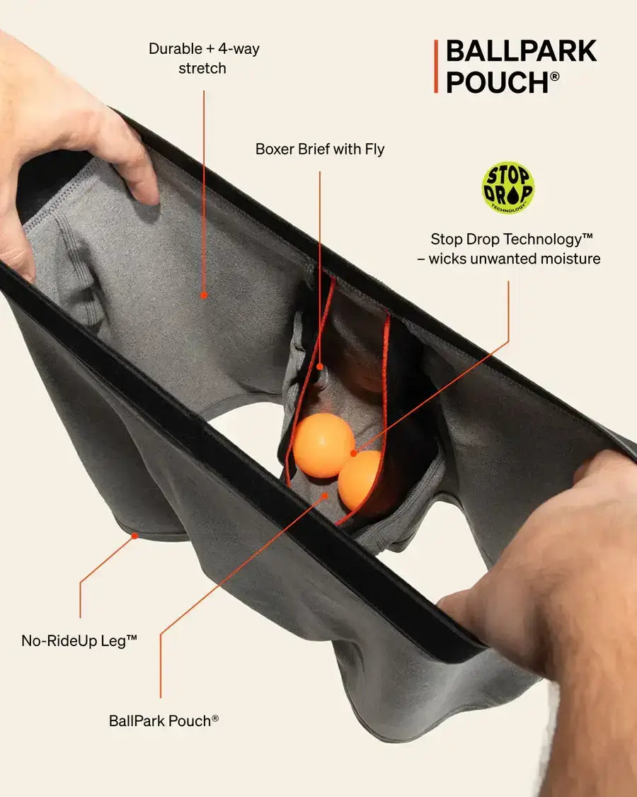 SAXX Daytripper Comfort Stretch 2 Pack Boxer Brief 6" – Nose So Brite / Black