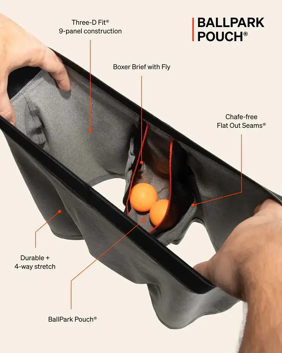 Saxx Underwear Daytripper 2 Pack Boxer Briefs - Storm / Black