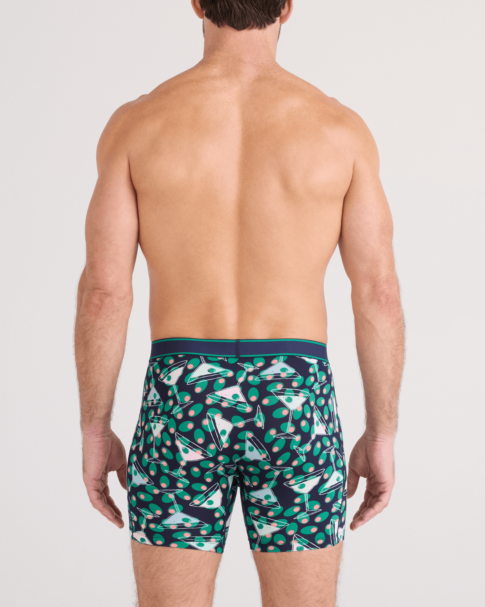 Saxx Comfort Stretch Daytripper 1 Pack Boxer Briefs, Martini, Maritime